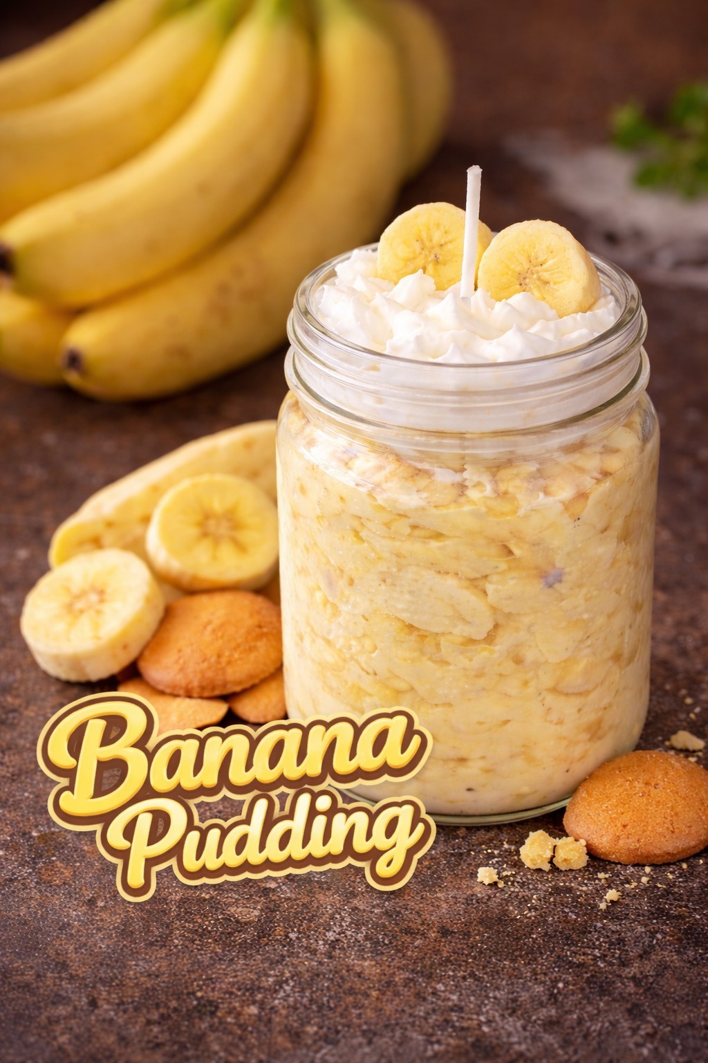 Banana Pudding Whipped Candle