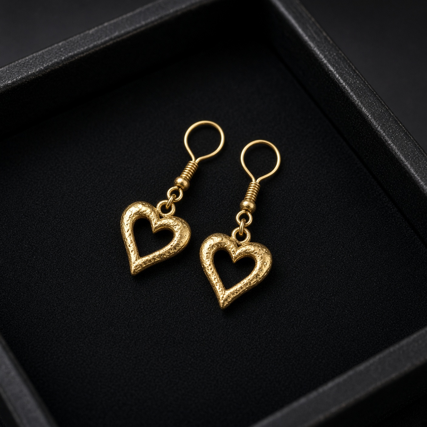 I Love You Heart Drop Earrings